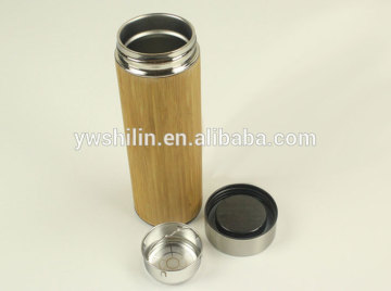 bamboo cup / bamboo thermo cup with stainless steel liner / bamboo drinking cup / 100% natural bamboo cup / bamboo coffee cup