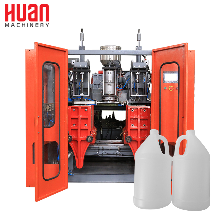 China automatic hdpe jerrican 5 gallon 19L 20L 25L jerry can plastic jug extrusion blow molding make machine