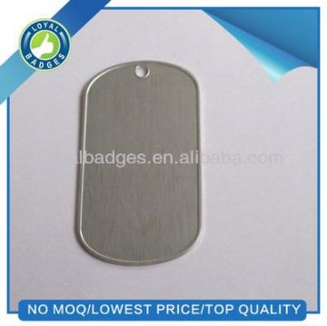 fashion cheap blank aluminium dog tag