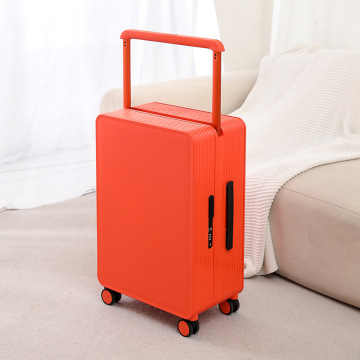 Custom Luxury Suitcase with Wide Pull Rod, Universal Wheels, and TSA Lock