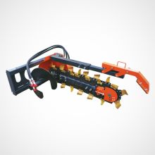 Skid Steer Loader and Kubota Tractor Attachments: Mini Digging Trenchers