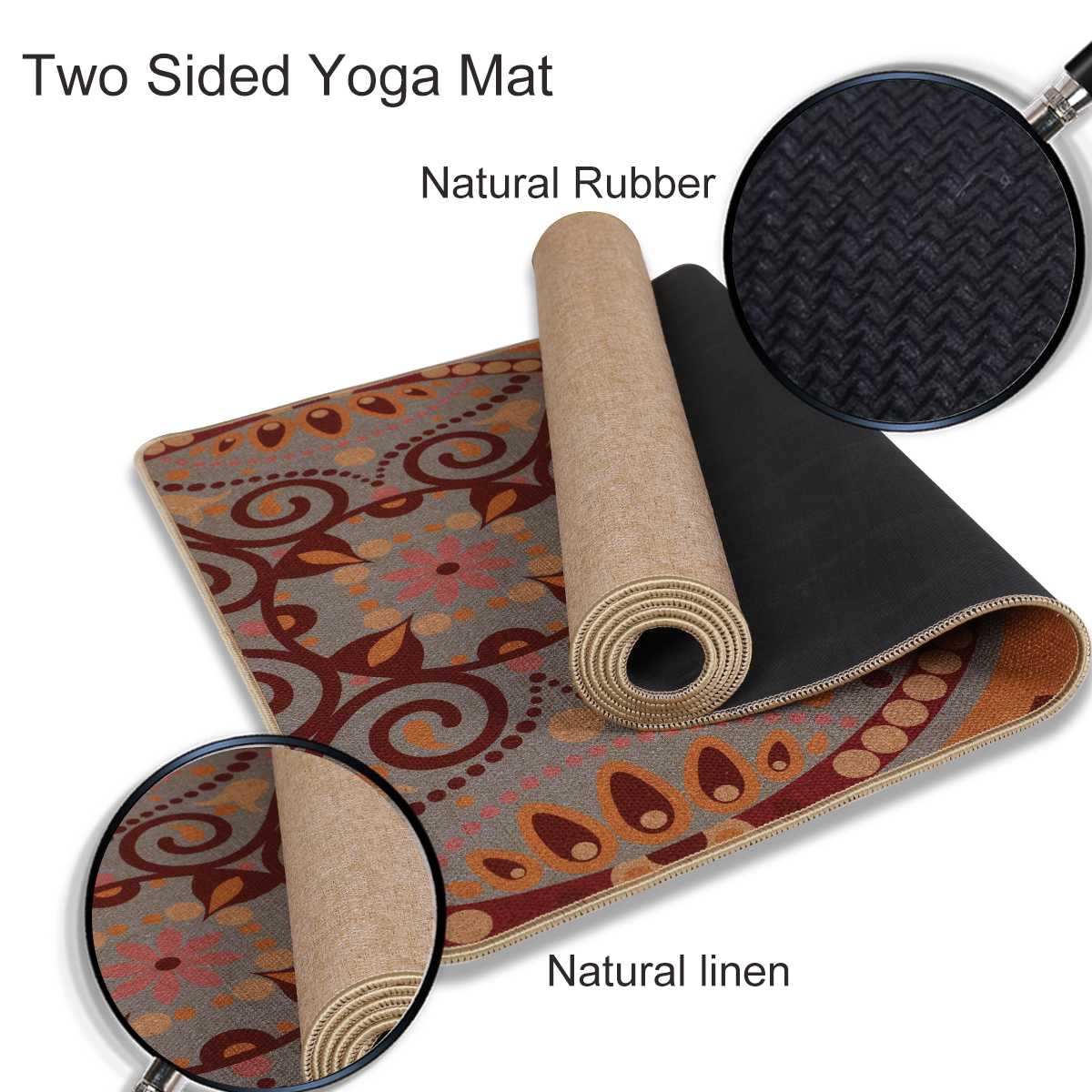 Home Exercise Gym Workout Sports Non Slip Custom Eco Friendly Fitness Branded Yoga Mat