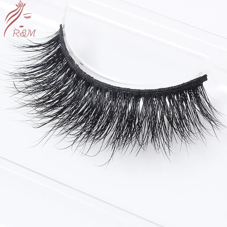 100% Real Siberian Mink Strip Eyelash Custom Hand Made 3D Silk Magnetic Eyelashes