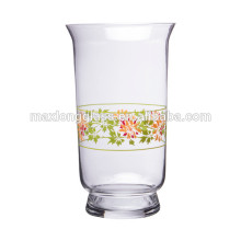 Handmade Glass Hurricane Lantern tall Vase 380mm.