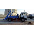 Dongfeng 3-5cbm camión de basura con volquete a la venta