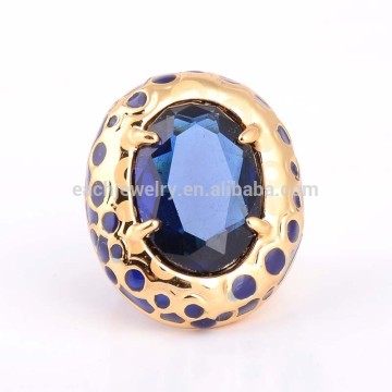 2015 Latest Design Wedding Ring Single Big Sapphire Ring for Men