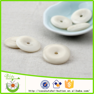 30mm natural tagua nut donut pendant for long necklace