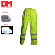150D Hi Vis Waterproof Rain Waist Reflective Pant