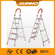 Household Aluminum safety step ladders with handrail