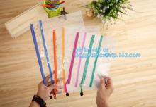 Classical Business Zipper File Bag, net A4 Size PVC file bag document pouch, polyester net document file bag