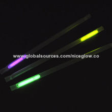 Glowing drinking straw for party/bar