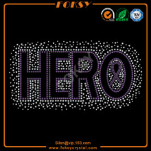 Hero letter wholesale shinning transfers design