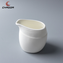 White Porcelain Ceramic Milk Pot Creamer Pitcher
