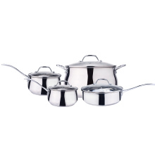 Apple shape 8-piece casserole dishes with glass lids
