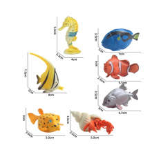 Wild Animal Toy Figures: Marine Sheep, Kangaroo, Bird, Giraffe, Elephant, Shark, Arctic Camel & Sika Deer for Kids