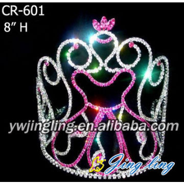 2018 Fashion Pink Light Up Crown Birthday