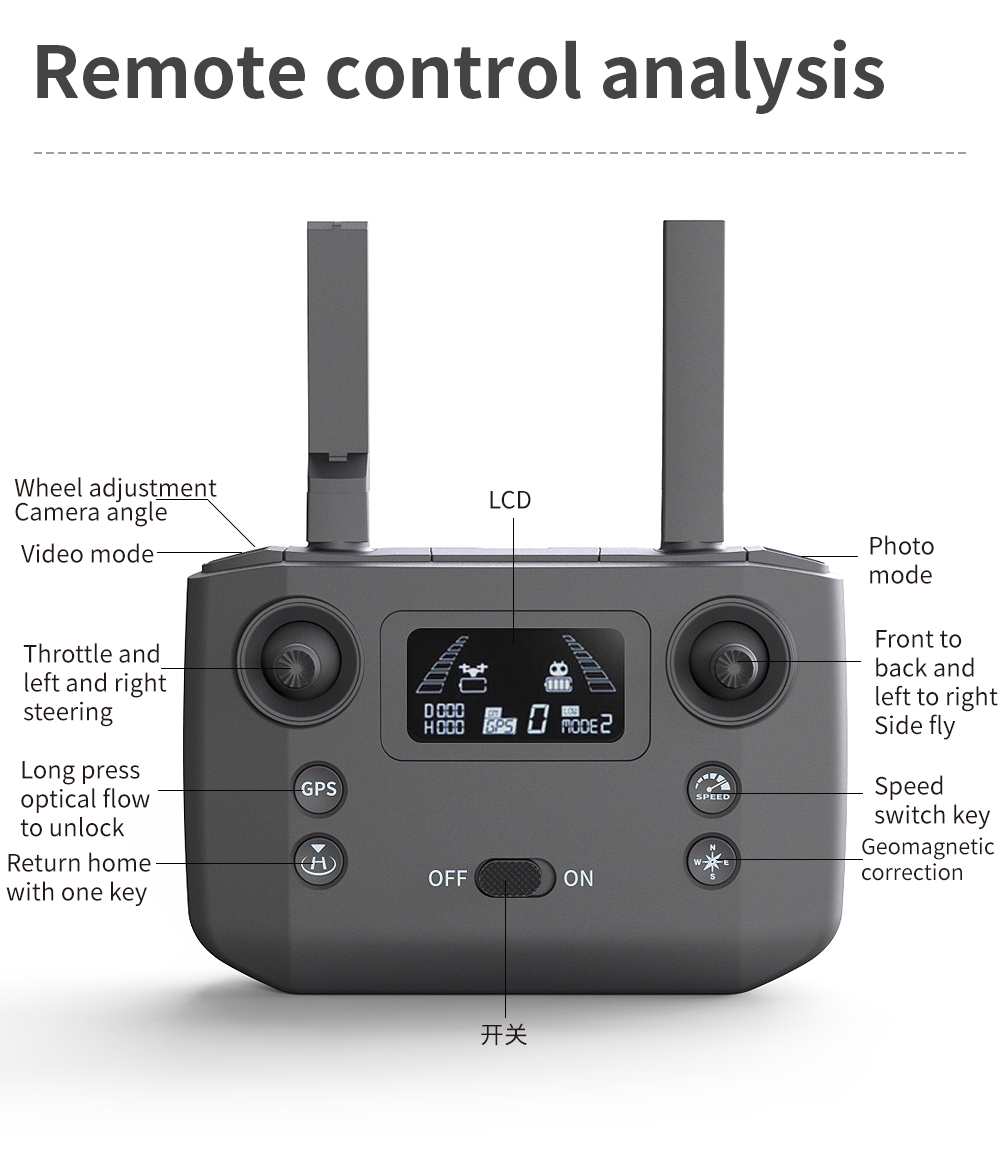 KF101 4K GPS Drone With Camera 3 Axis Gimbal Brushless FPV Quadcopter 5G Wifi 1.2km 25mins Remote Flight RC Helicopter Dron