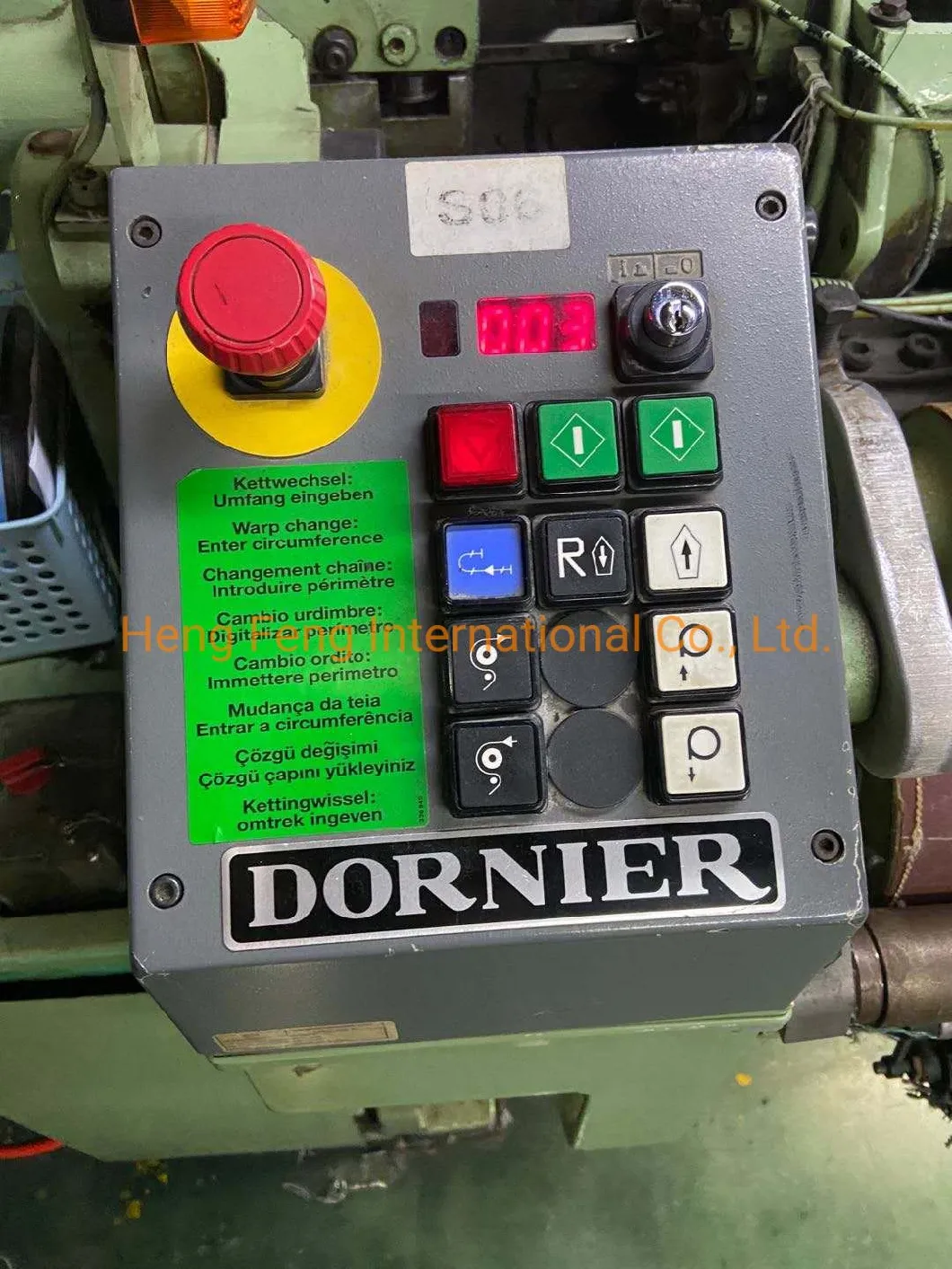 Donier Htvs6/S Rapier Loom, 190cm, Year 1997, with Staubli 2667 Rsv Dobby