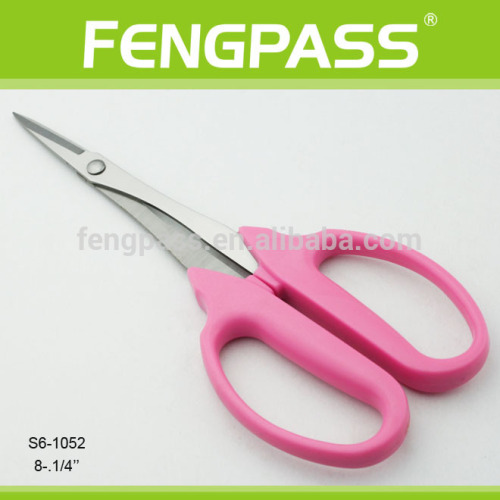 Pink color handle garden scissors S6-1052