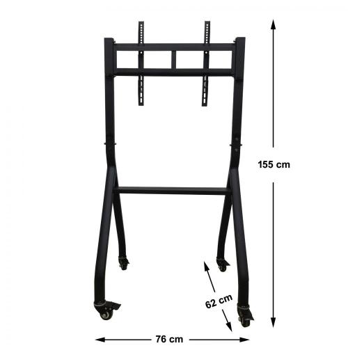 Suporte de tv móvel resistente para uso em casa / escritório