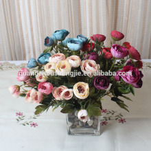 6 heads chrysanthemum bouquet short stem artificial silk chrysanthemum flower