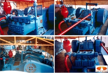 F-1600HL Triplex single acting plunger piston Mud Pump