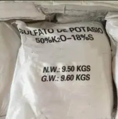 Potassium Sulphate Fertilizer High Quality 99% Potassium Sulphate K2so4 Water Soluble Fertilizer K2so4