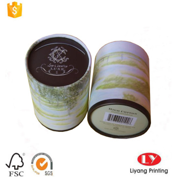 Round Cardboard Tube Tea Packaging Gift Box