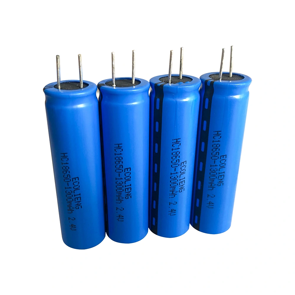 2.3V 1300mAh Lto Battery Cell 18650 New Lithium Titanate Battery