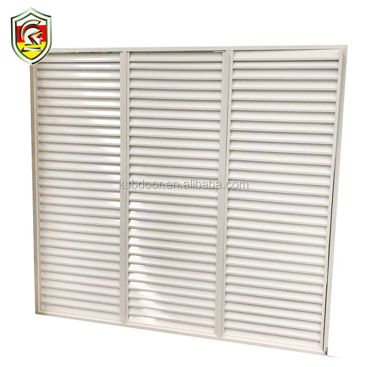 Bahamas style commercial building powder coated aluminium alloy louver blade adjustable exterior shutters