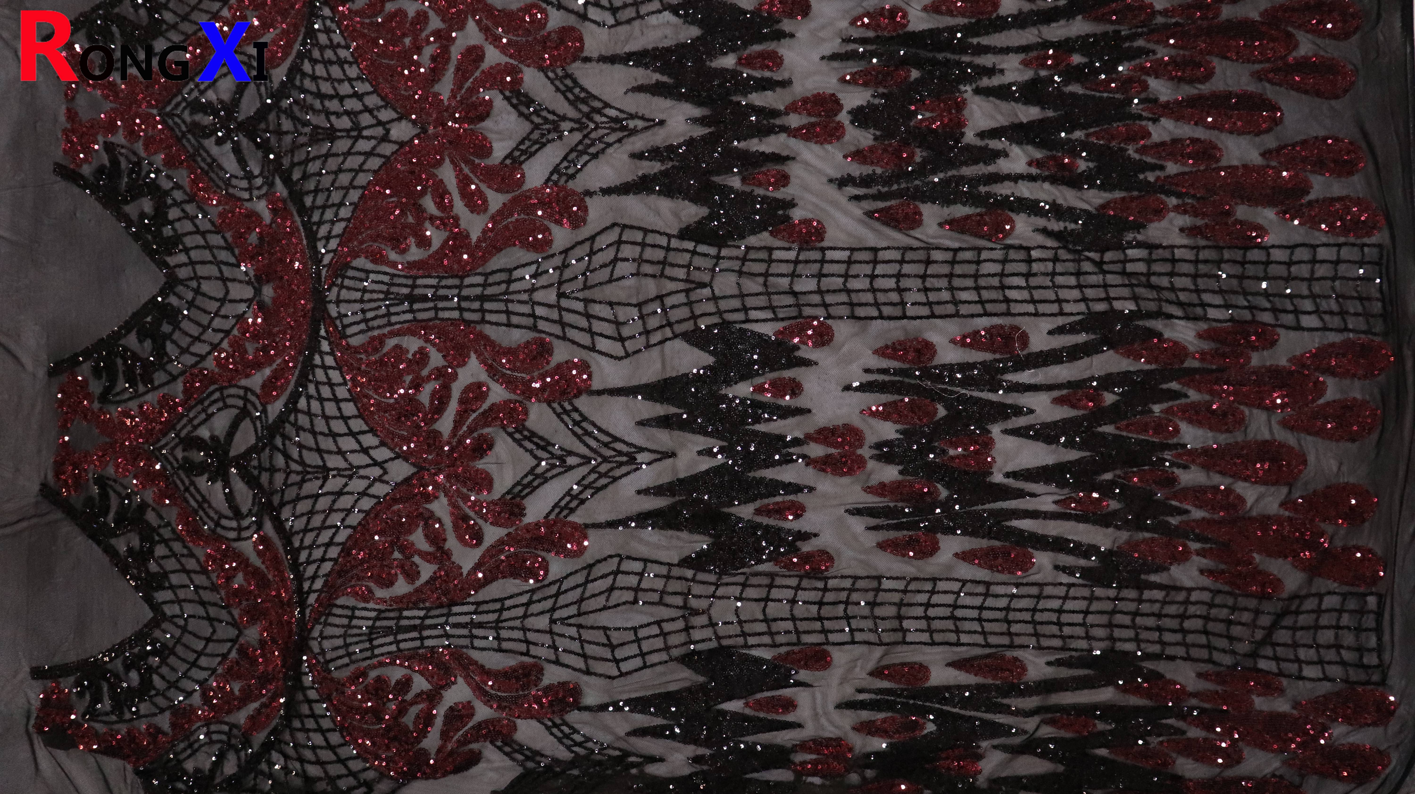 RXF1721 3mm Multifunctional Jacquard Fabric With Sequin With Great Price