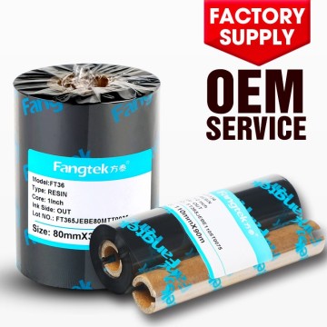 Black Premium Resin Thermal Ribbon for zebra printers