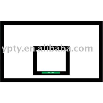 Plywood type basketball board