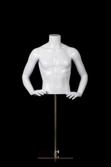 half body headless male mannequin