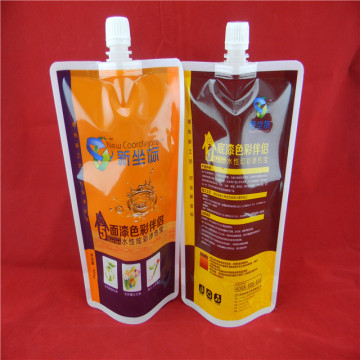 Heat-sealed transparent industrial plastic packaging bag