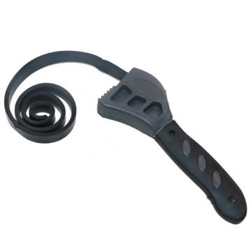 Adjustable Rubber Plastic Automotive Oil Filter Strap Wrench - Heavy Duty