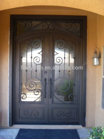 entrance wrought iron door