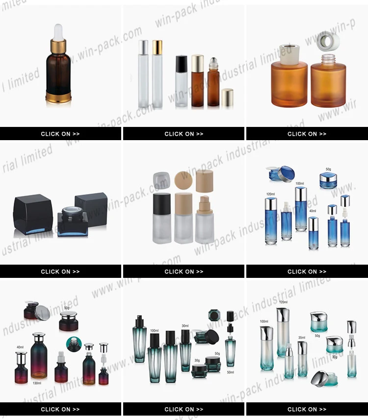 Winpack Hot Product Clear Foundation Glass Bottle with Press Pump 30ml