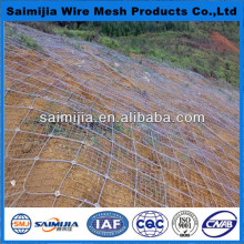 Slope protection wire mesh active to defend