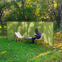 Custom Print Wind Screen for High Buildings and Camping