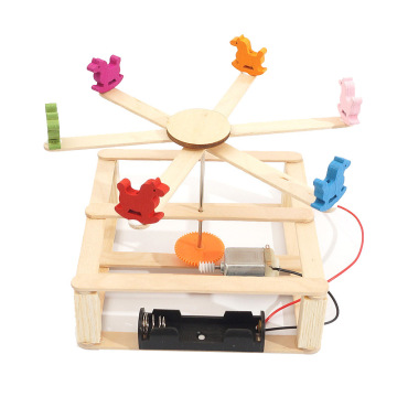 DIY 3D Wooden Puzzle: The Dazzling Trojans Kit - An Educational and Entertaining Kid's Scientific Experiment Assembly Toy