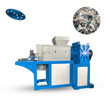 Plastic PP/PE film flakes squeezing dryer recycling machine