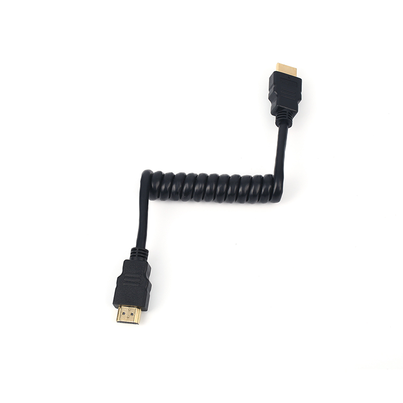 8K Ultra HD Coiled HDMI to HDMI Cable