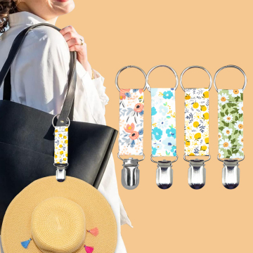 Stylish Customized Summer Hat Clip Holder - Anti-Lose Free Hand Hat Holder for Travel