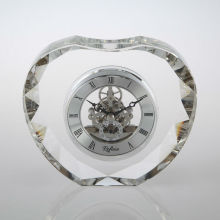Crystal heart clock M-5151