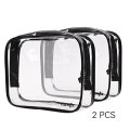 Clear PVC Vinyl Travel Cosmetic Zipper Bag