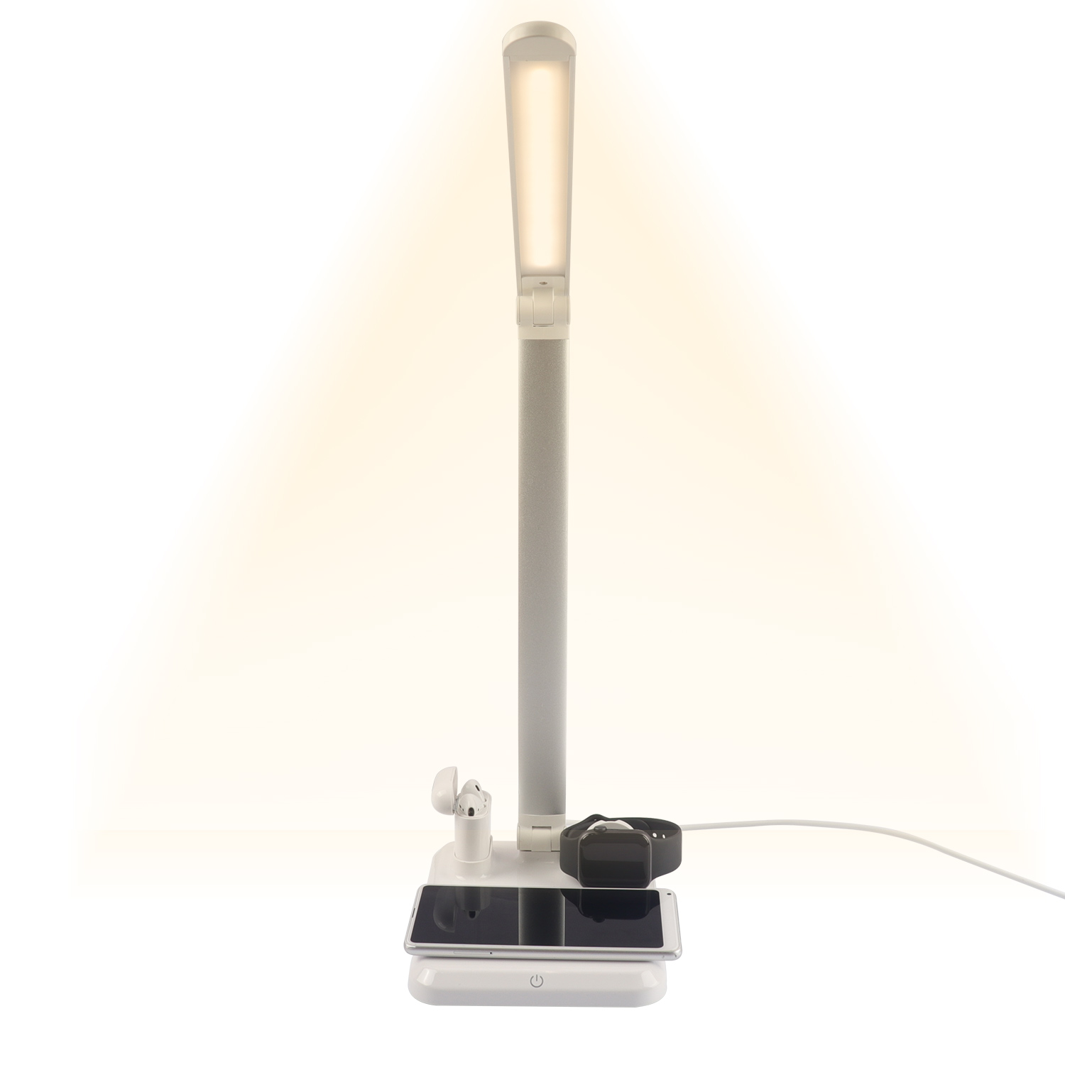 -Wireless Charger Stand LED Desk Lamp