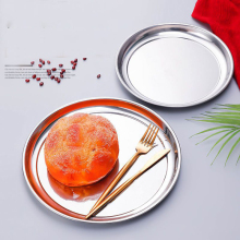 Robust Metal Tray for Serving Fruits and Appetizers