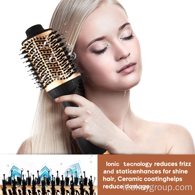 Volumizzatore a raddrizzatore per capelli ioni negativi 1200W