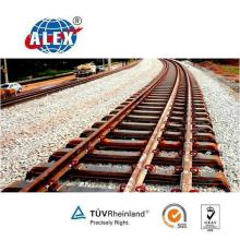Steel Sleepers Elastic Railroad Steel Sleepers , Railway Fastening Service Steel Sleepers